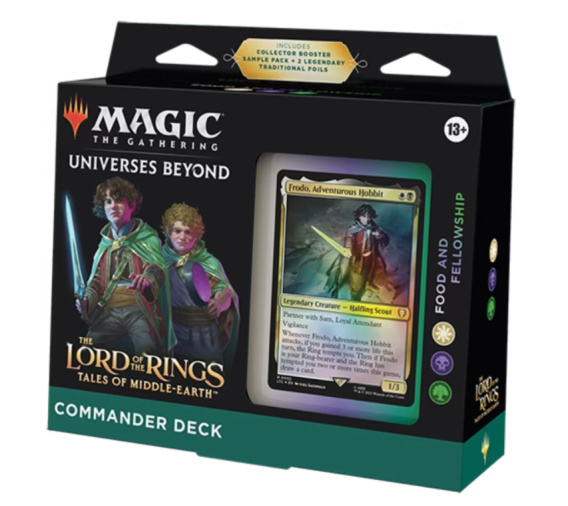 MTG commander newest deck / Universes Beyond Lord of the Rings.